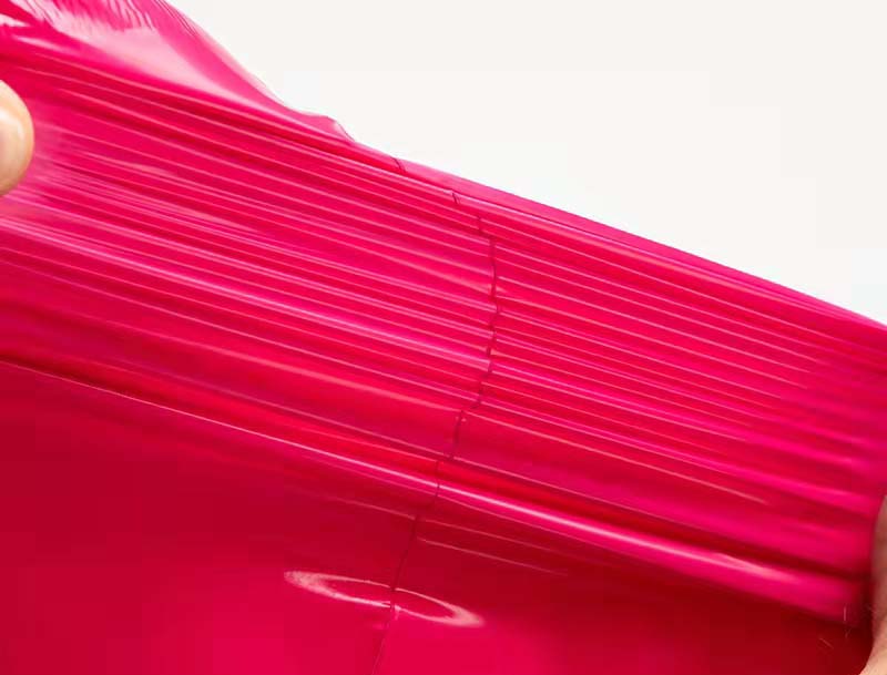 鸡泽玫红色快递袋-05